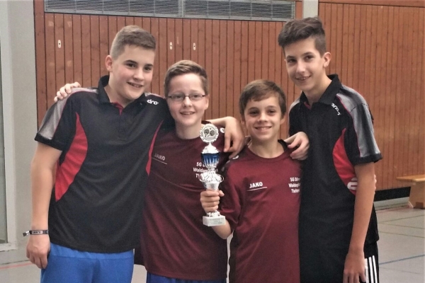 A-Schüler der SG-Waldangelloch/Dühren Pokalsieger 2017